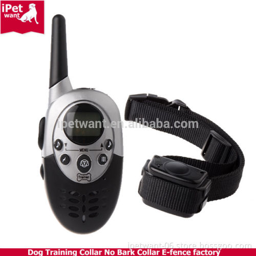 2015 new pet products for amazon 1000m remote dog training collar with shock and vibration correction